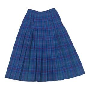 Vintage Pendleton Pleated Wool Skirt - Sz 8